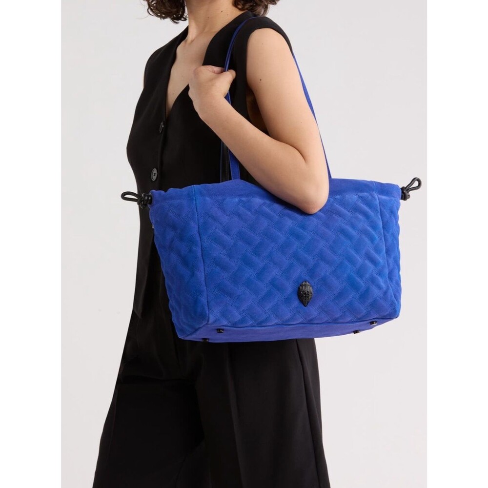 Kurt Geiger Cobalt Quilted Tote Bag - Picture 5 of 9